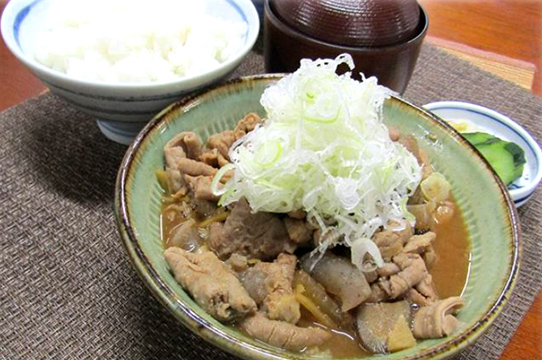 豚モツの味噌煮込み御飯